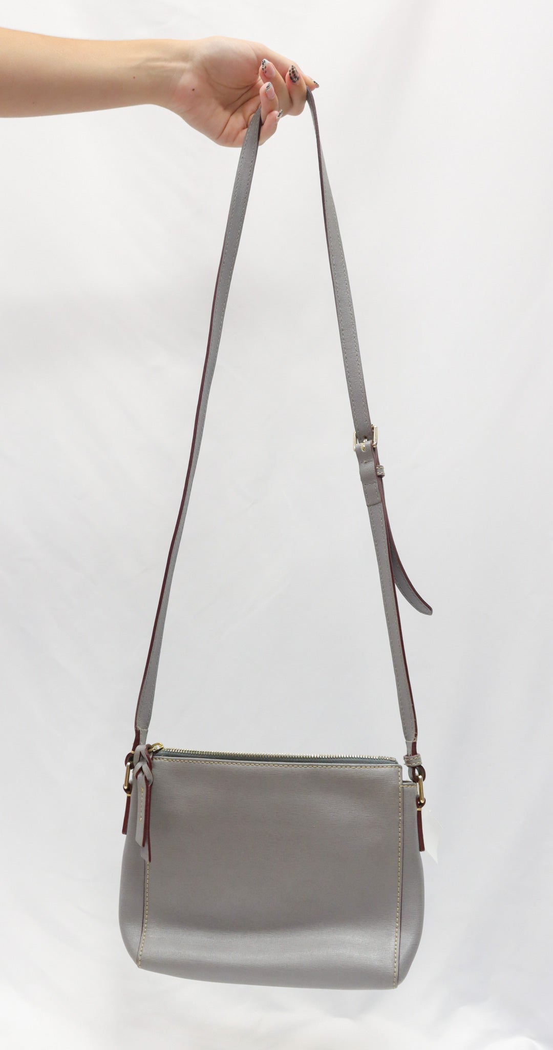 Dooney & Bourke Grey Leather Purse