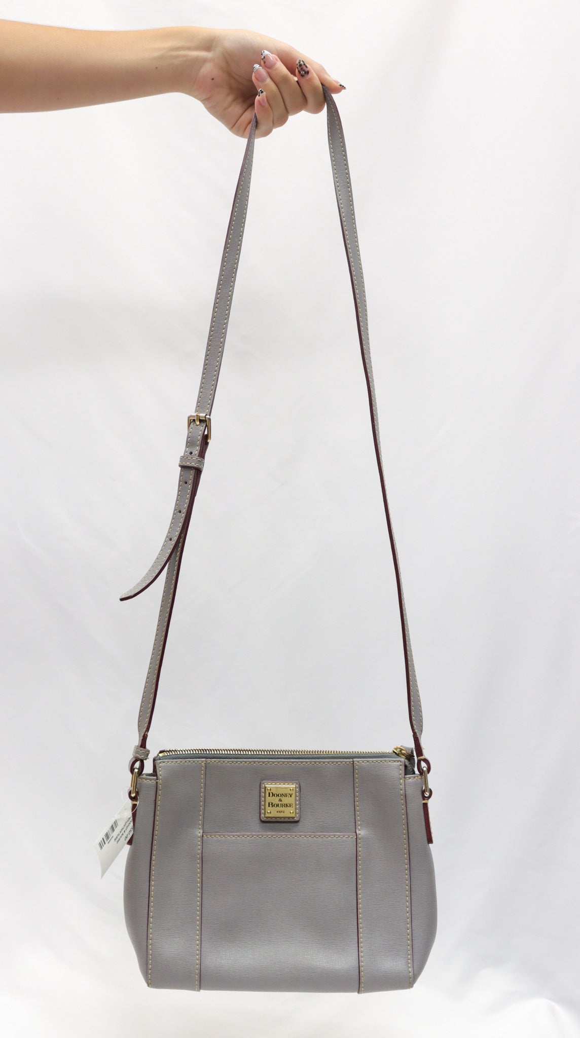 Dooney & Bourke Grey Leather Purse