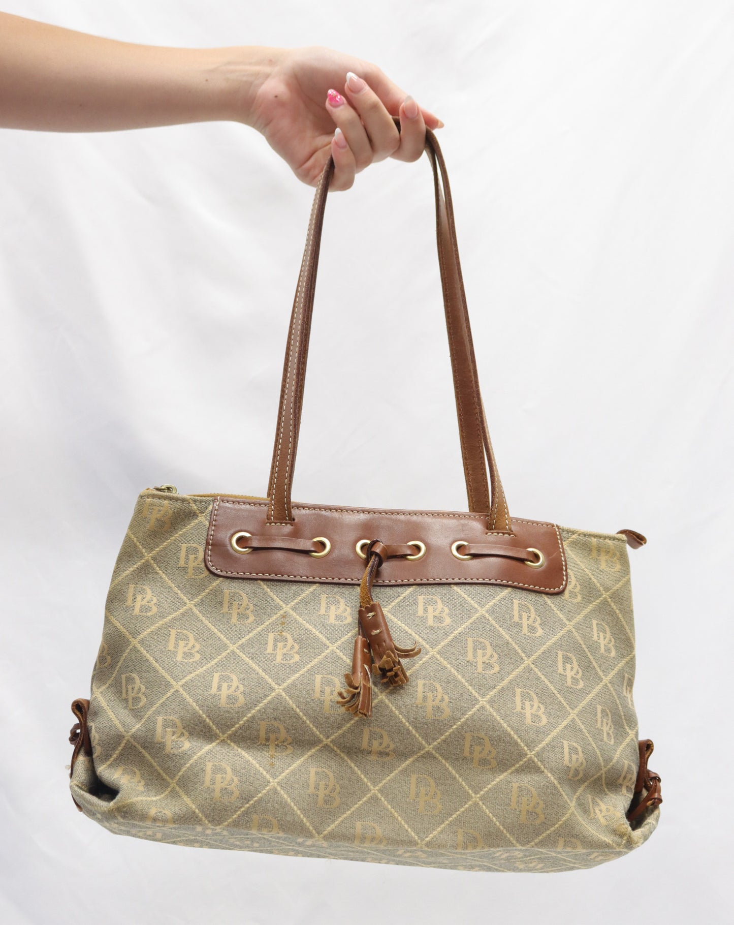 Dooney & Bourke Plaid Shoulder Bag As Is