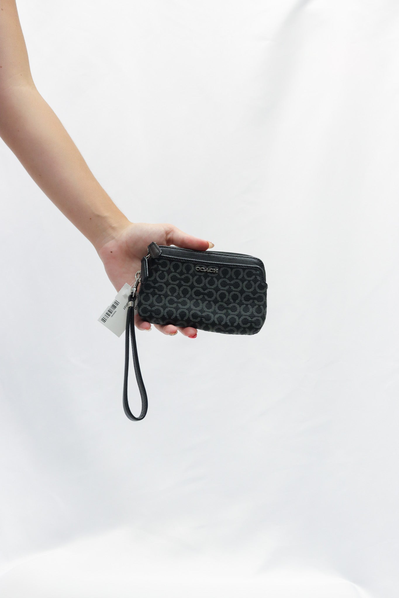 Coach Black Wristlet