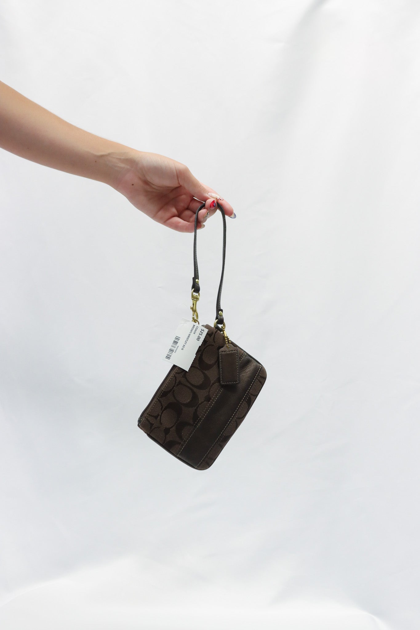 Coach Brown Wristlet AS IS