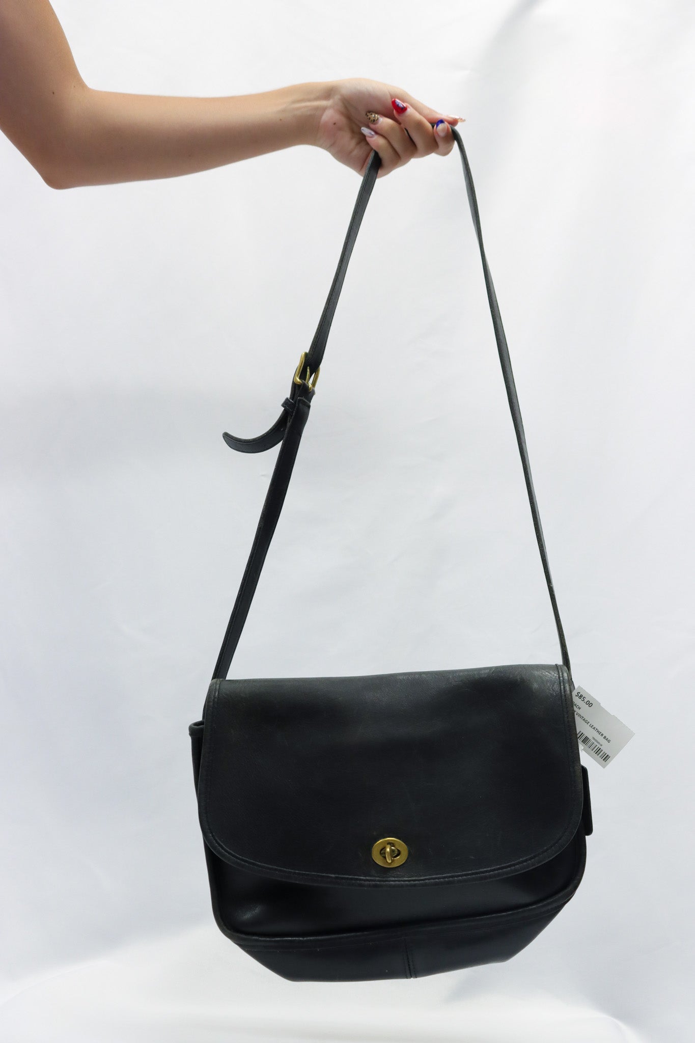 Coach Black Vintage Leather