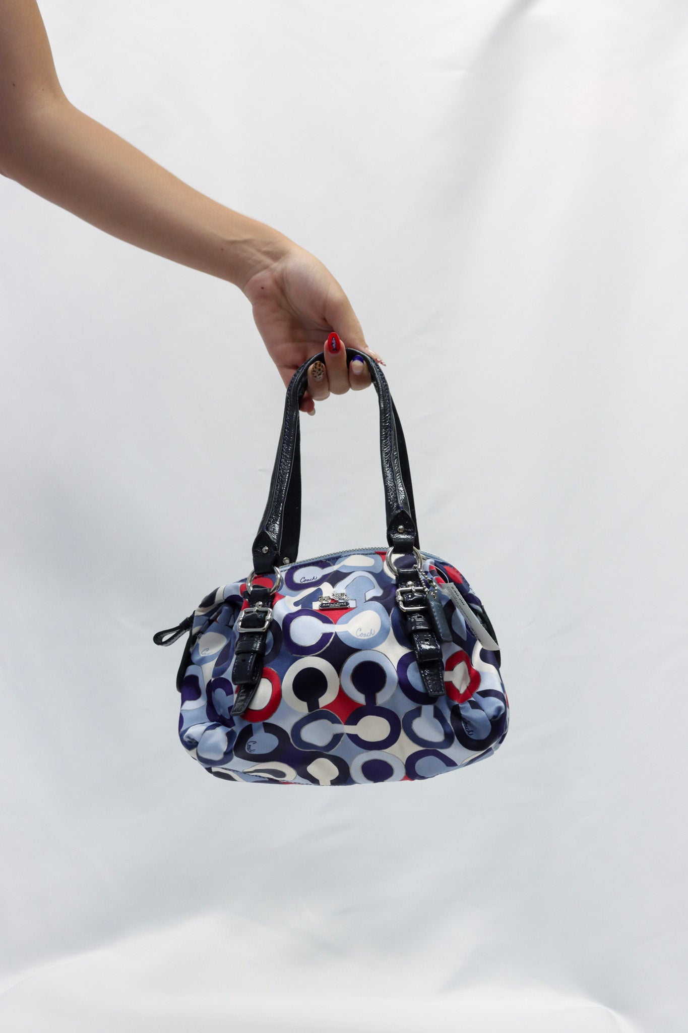 Coach Blue/red Handbag