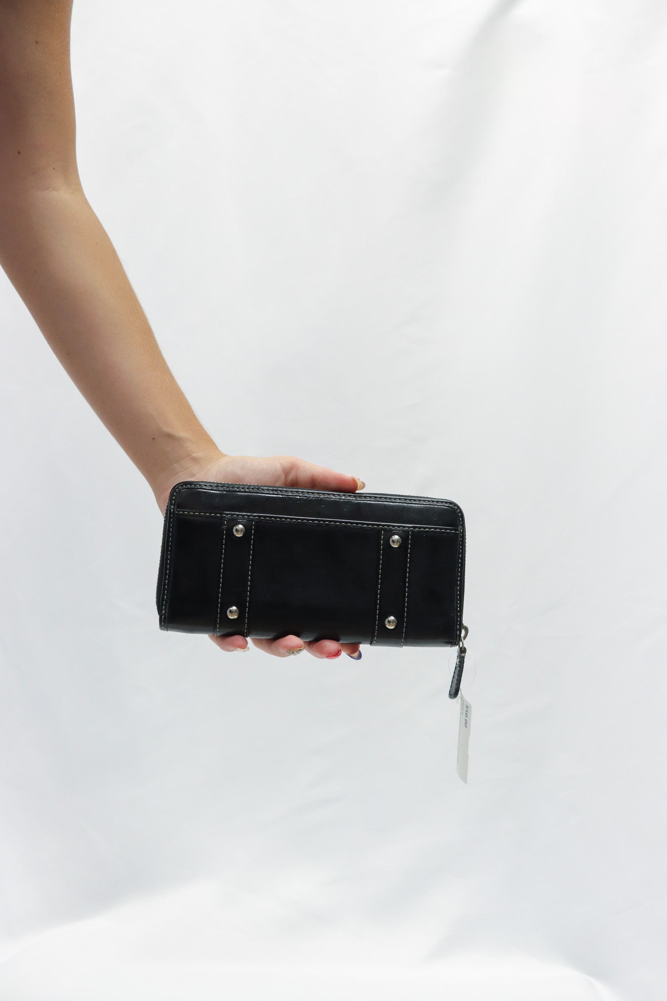 Coach Black Buckel Wallet Vintage