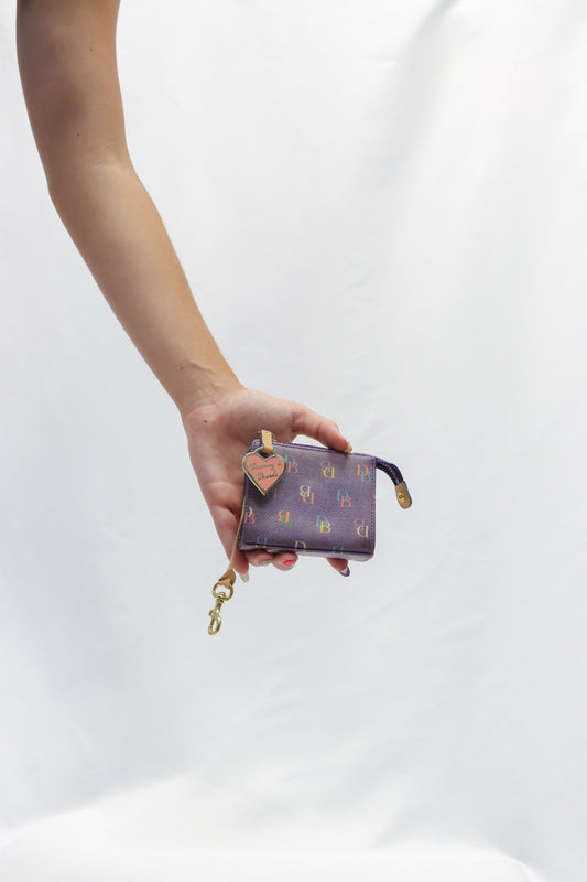 Vintage Dooney & Bourke Purple Wallet AS IS