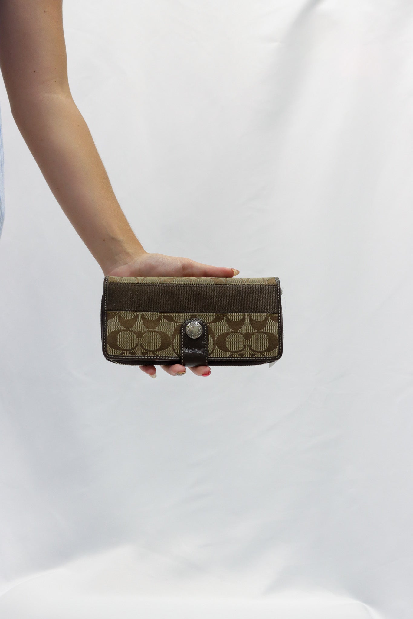 Coach Brown Signature Wallet