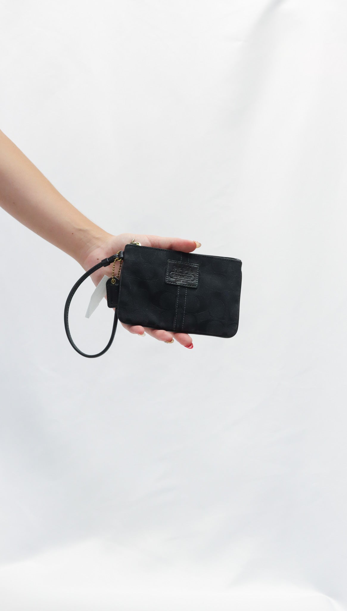 Coach Black Wristlet